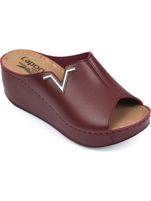Capone Outfitters Kailey 6145 Kadın Dolgu Topuklu V Toka Terlik
