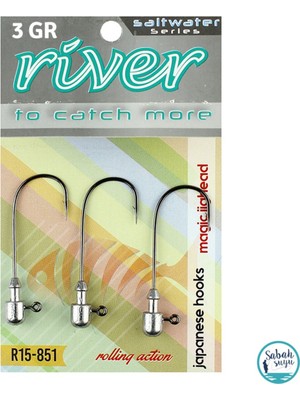 River Magic Jig Head #3/0 3gr (3 Adet)