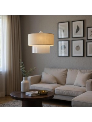 Pasta Kumaşlı Avize