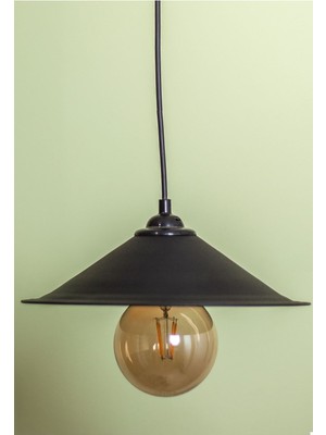 Retro Siyah Sarkıt Avize