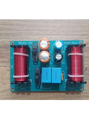 150W Hoparlör Tiz Alto Bas Ses Frekans Bölücü 4-11 Inç Kitaplık Hoparlörleri Için 3 Yollu  Geçiş Filtresi, Hoparlör Frekans Bölücü Kartı: