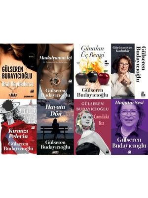 Gülseren Budayıcıoğlu 8 Kitap Takım Kral Kaybederse - Madalyonun Içi - Kırmızı Pelerin