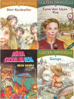 Dört Kardeştiler+Dünya Çocukların Olsa+Tuna’dan Uçan Kuş+Ganga Toplam 4 Kitap Set Thebaliris