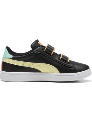 Puma Smash 3.0 Playdate V Siyah Erkek Çocuk Sneaker