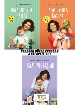 Pedagog Gözde Erdoğan 3 Kitap Set