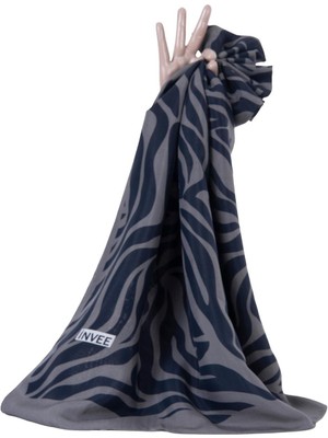 Zebra Şal Gri