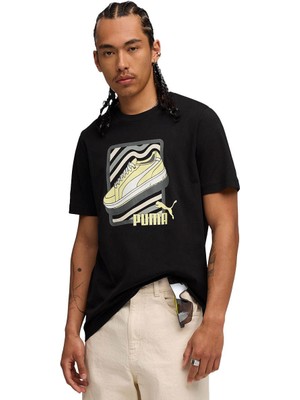 Puma  Graphıc Tee Siyah Erkek T-Shirt 688033-01