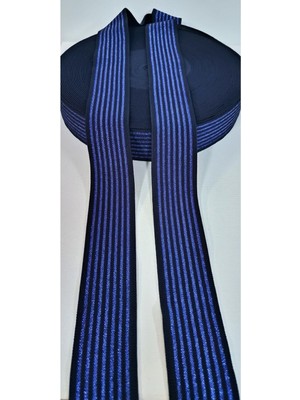 Altay Aksesuar Saks Simli Siyah Çizgili Lastik Şerit