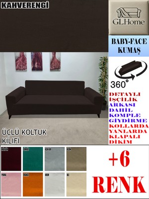 Baby Face Kumaş 3 Lü Komple Giydirme Kanepe & Çekyat, Bohem, Porto, Vb. Model Koltuk Kılıfı