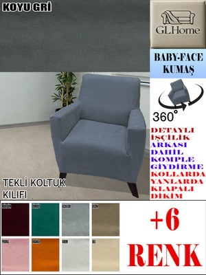 Baby Face Kumaş Tekli Komple Giydirme Tekli & Berjer , Bohem, Porto, Vb Model Koltuk Kılıfı