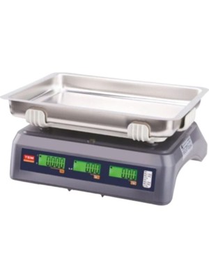 Hesaplamalı Çukur Kefe Terazi, 30 Kg, 5 gr Hassasiyetli Ölçüm Cihazı