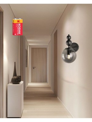 Pilli Bolivia Siyah Kasa Fume Cam Aplik