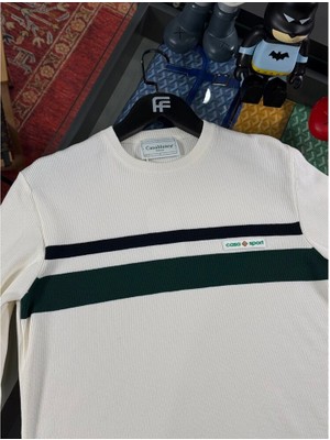 Casablanca Logo Embroıded Knıtwear Ls
