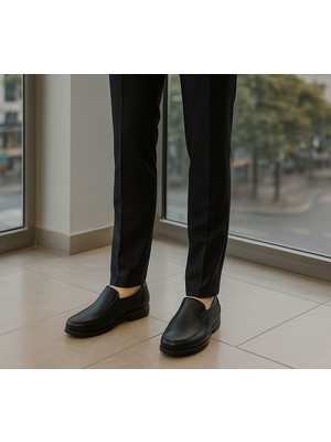 Growish GR0102 Hakiki Vidala Deri Ortopedik Poli Küçük Büyük Numara Taban Günlük Rahat Erkek Casual Baba Ayakkabısı