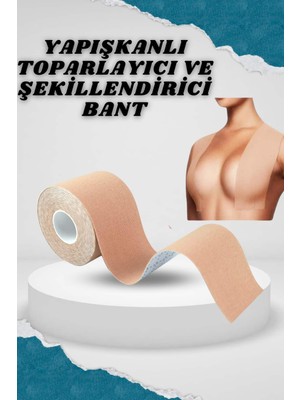 Toparlayıcı Göğüs Bandı Şekillendirici Ten Rengine Uygun Esnek Hassas Ciltlere Uygun