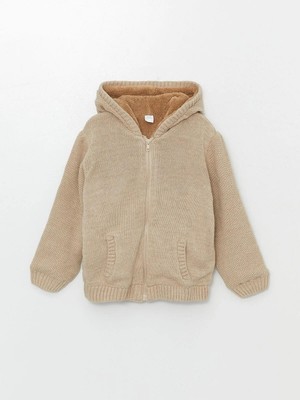 Lcw Kids  Kapüşonlu Erkek Bebek Triko Hırka  (W5)