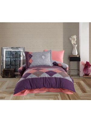 Tek Kişilik Poplin Nev Takımı Carilla Pembe