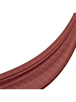 Ipekevi Dört Mevsim Monogram Desen Şal 04356-KIZILBAKIR
