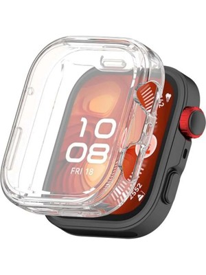 Huawei Watch Fit 4 Pro Silikon Parlak Renkli Ekran Koruyuculu Kasa Koruyucu (Fit/fit2/fit3 Uyumlu Değildir)