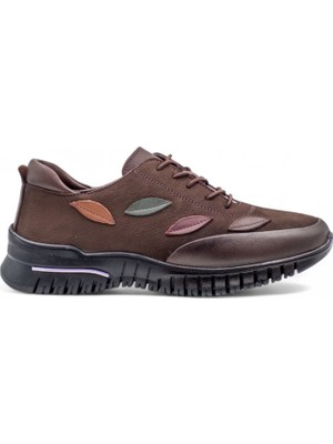 Voyager 9406 Kadın Hakiki Deri Comfort Ayakkabı Kahverengi