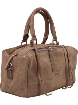 Jacquline Vizon Dandelion Nubuk Deri Kadın Casual El Çantası