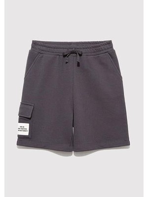 Mavi Antrasit Kargo Şort 6410013-70087