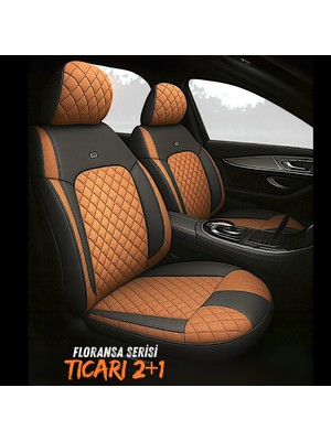 Nissan Qashqai 2007-2013 Suv Floransa Serisi Eviza Ticari 2+1 Taba Siyah