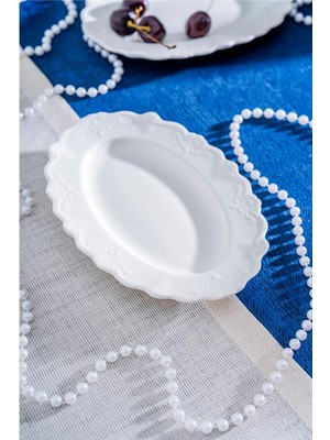 King Oval Kayık Tabak - 20 cm