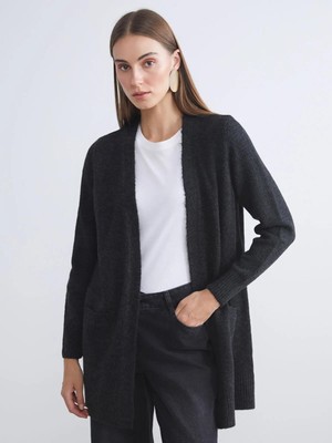 Lcwaıkıkı Classic  Şal Yaka Kadın Triko Hırka  (W5)