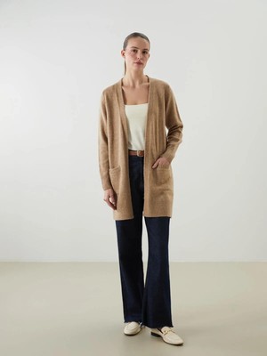 Lcwaıkıkı Classic  Şal Yaka Kadın Triko Hırka  (W5)