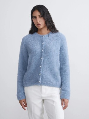 Lcw Modest  Bisiklet Yaka Kadın Triko Hırka  (W5)