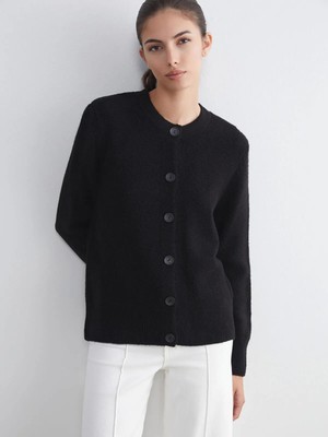 Lcwaıkıkı Classic  Bisiklet Yaka Kadın Triko Hırka  (W5)