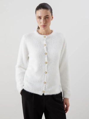 Lcwaıkıkı Classic  Bisiklet Yaka Kadın Triko Hırka  (W5)