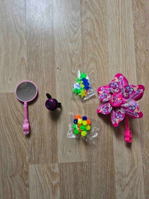 Çocuk Bisikleti Aksesuar Seti Ayna+Zil+Rüzgar Gülü+ Jant Süsü