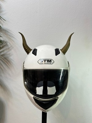 Motor & Motosiklet Gold Boynuz Kask Dış Aksesuarı
