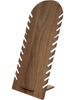 Doğal Ahşap Takı Standı, Kolye, Küpe ve Bileklik Organizeri, Şık ve Kullanışlı