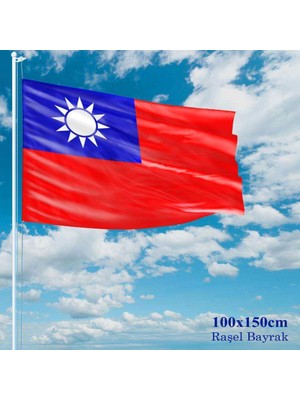 Asilmeydan Tayvan Bayrağı Raşel Kumaş 100 x 150 cm