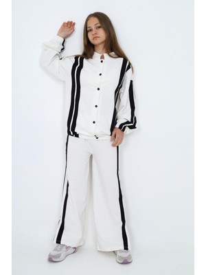 Kız Çocuk %100 Pamuk Çıt Çıt Kapamalı Uzun Kol Alt&üst Eşofman TAKIMI-EŞT-2019