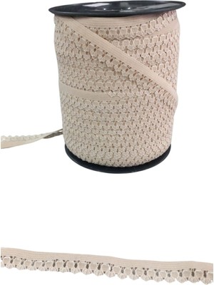 Çamaşır Askısı Şerit En 1 cm Bej 5 Metre