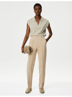 Marks & Spencer Straight Leg Örme Pantolon