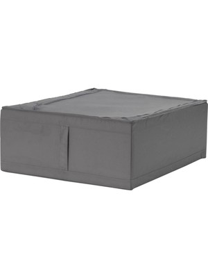 Koyu Gri Saklama Kutusu, 44X55X19 Cm, Şık ve Kullanışlı Depolama Çözümü