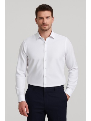 Erkek Uzun Kol Armurlu Slimfit Gömlek
