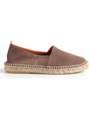Abarca Deri Taupe Erkek Espadril Campıng