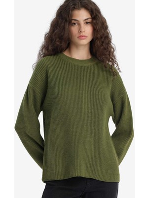 DeFacto Regular Fit Bisiklet Yaka Selanik Kumaş Basic Düz Triko Kazak H6905AZ25WN