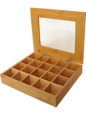 Bambu Sütlük ve Kremalık Seti, 29,8X25X6, Şık Kahverengi Tasarım