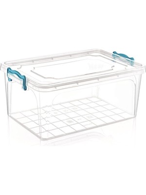 Beyaz 6 No Dikdörtgen Saklama Kabı 15 Lt, Şık ve Dayanıklı Mutfak Düzenleme Ürünü