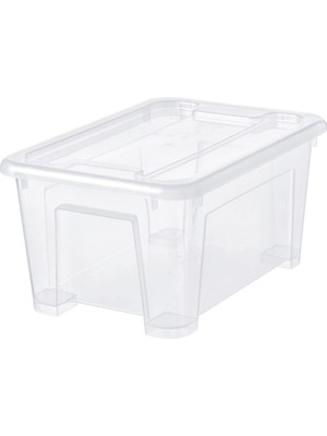 Şeffaf Kapaklı Saklama Kutusu 28X20X14 Cm, Çok Renkli, 5 Lt