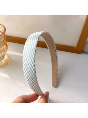 Kadın Hafif Esnek Taç Saç Bandı Yeşil Model-11