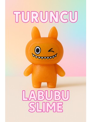 Labubu Hazır Slime Ele Yapışmaz Hazır 1 Adet Labubu Slaym Renkli, Yapışmaz, Eğlenceli Slime Oyunu