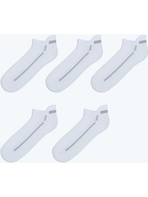 Lcw Accessorıes  Çizgili Erkek Patik Çorap 5'li  (W5)
